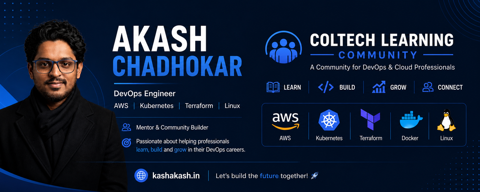 Akash Chadhokar — DevOps Engineer, founder of COLTech Learning Community